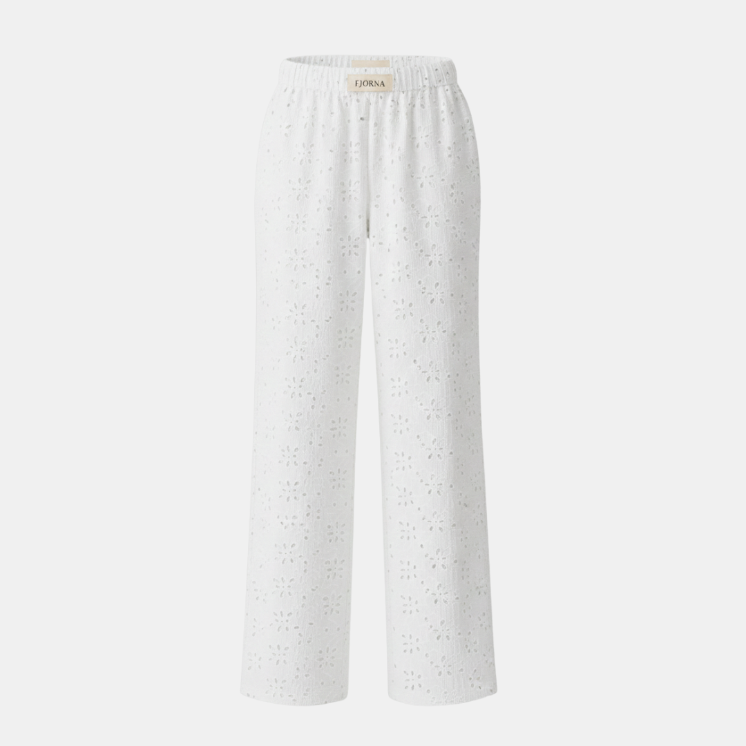 Women's Summer Soft Fabric Trouser with Elastic Waistband