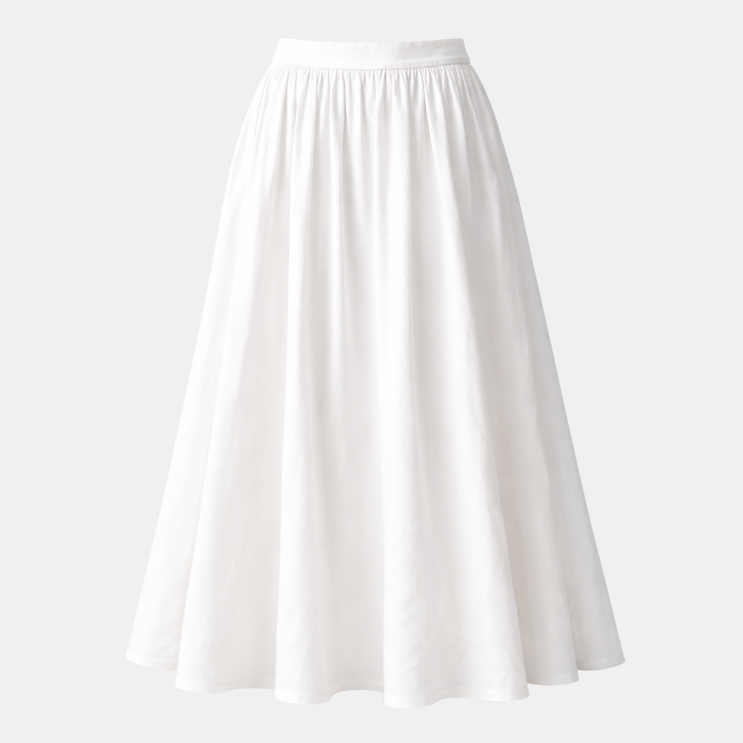 Women’s High-Waist A-Line Maxi Skirt