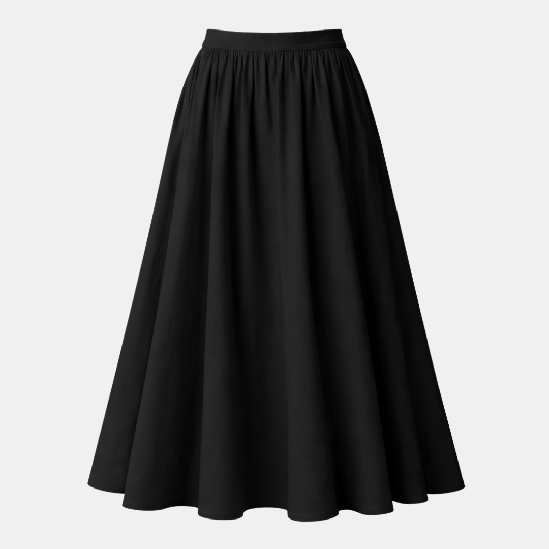 Women’s High-Waist A-Line Maxi Skirt