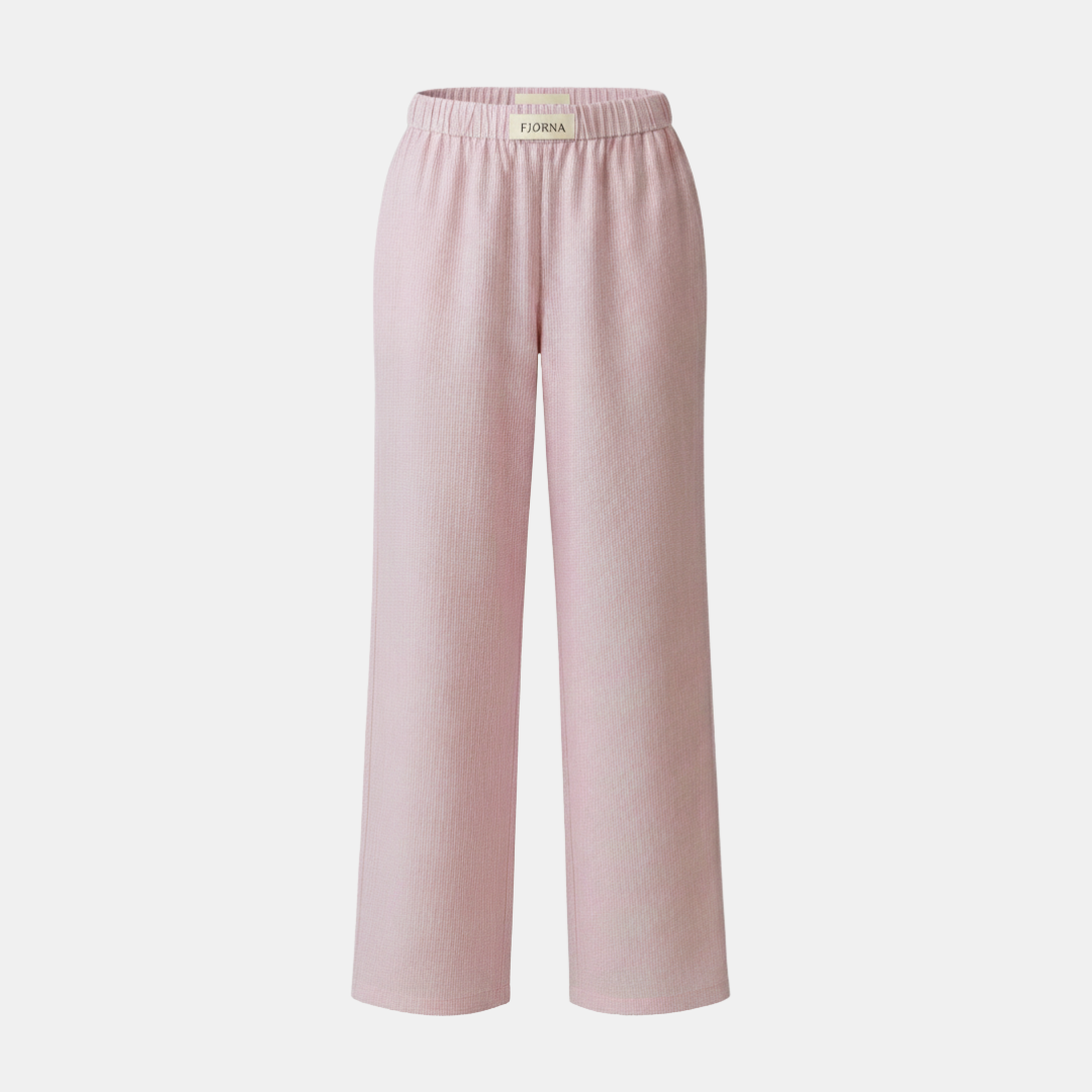 Women's Summer Soft Fabric Trouser with Elastic Waistband