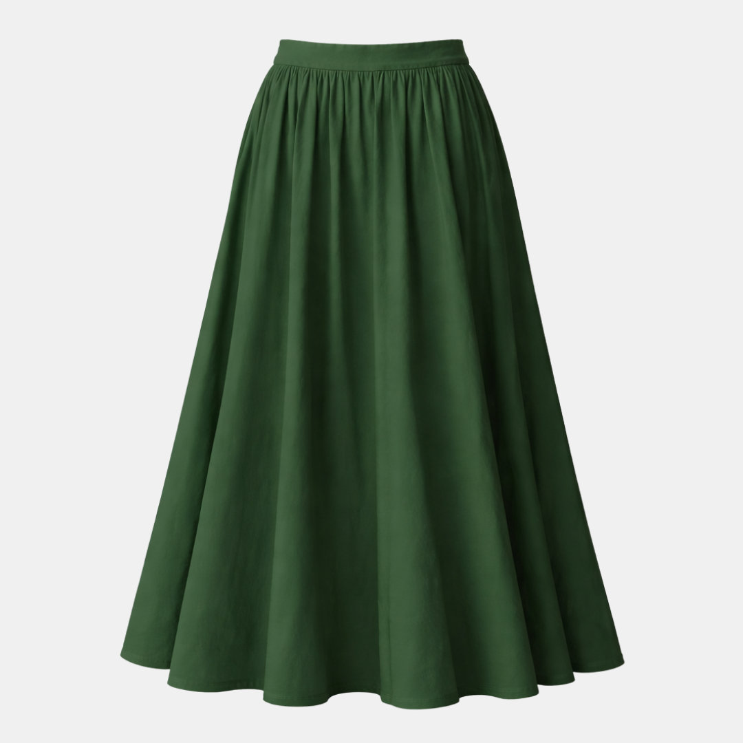 Women’s High-Waist A-Line Maxi Skirt