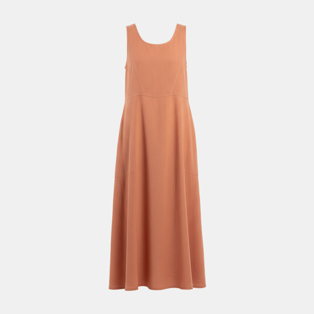 Zara | Women’s Linen Dress White Relaxed Fit Summer Style