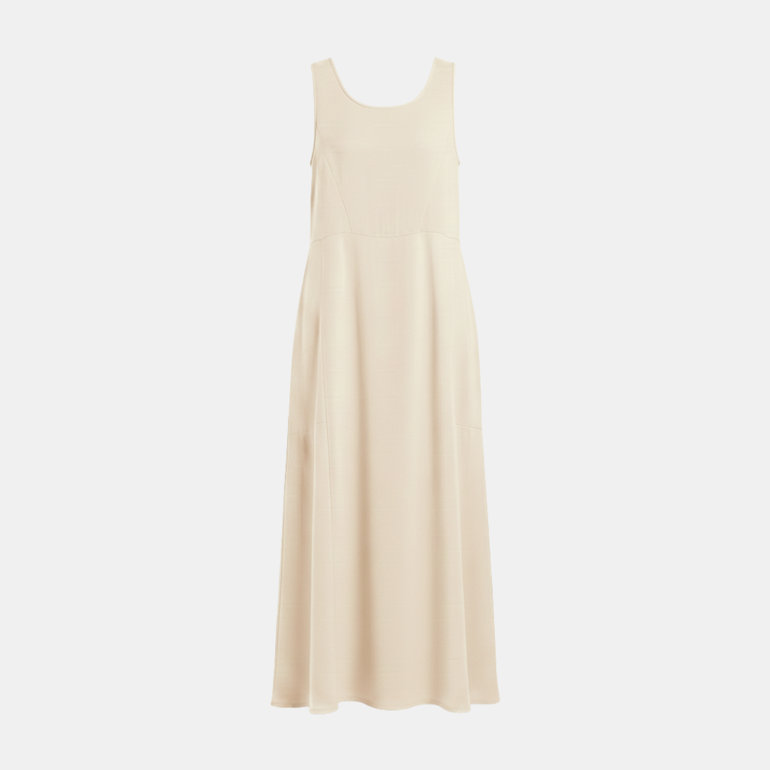 Zara | Women’s Linen Dress White Relaxed Fit Summer Style
