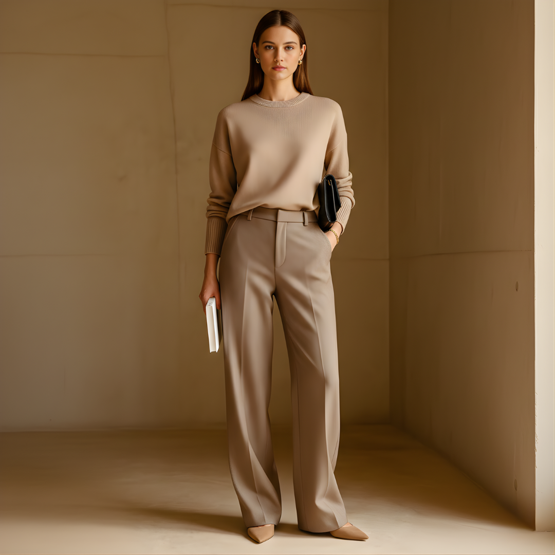 Torino Classic Cotton Blend Women's Trousers